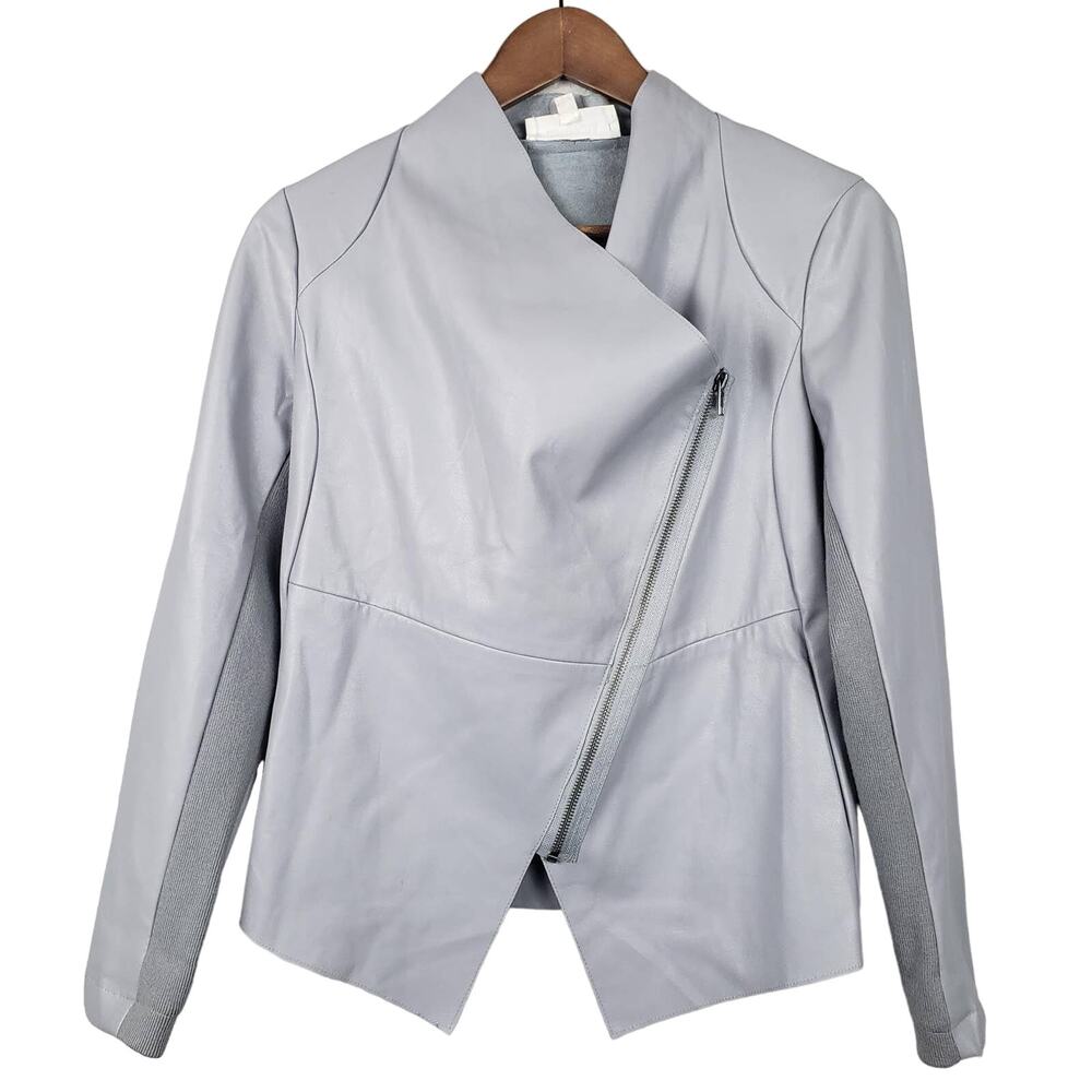 BB Dakota Polyurethane Cross Zip Top - XS